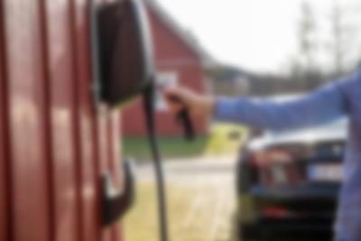 Ladet euer Elektroauto direkt am Ferienhaus in Lalandia in Billund
