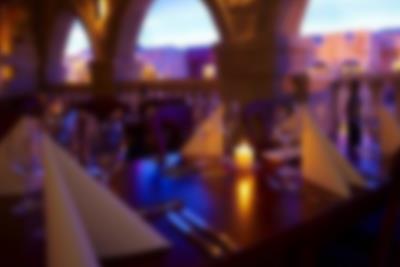 Bordsdukning på Ristorante il Bambino på Lalandia i Billund