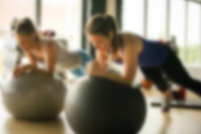 Ein gutes Training bringt ein Lächeln ins Gesicht im Fitnesscenter in Lalandia in Rødby