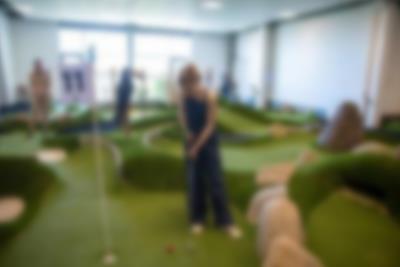 Try the mini-golf course at Lalandia in Rødby